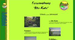 Desktop Screenshot of fewo-alte-kate.de